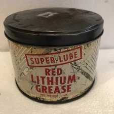 Red Lithium Grease 1 Pound Can Super-Lube  M. P. Lithium Grease