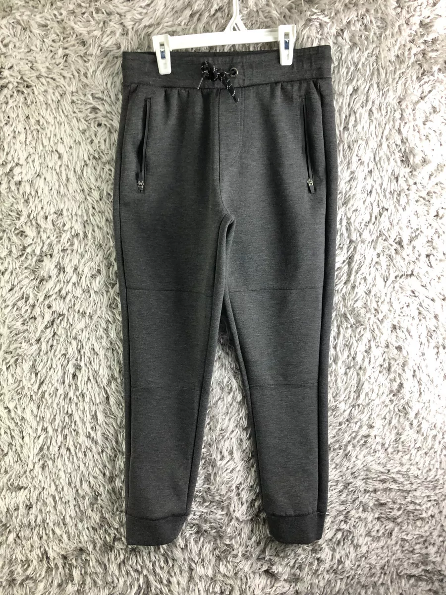 Aeropostale Sweatpants Size Small S Gray Mens Drawstring Zipper