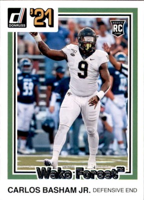 21 Chronicles Draft Picks 31 Carlos Boogie Basham Donruss Retro Wake Forest Ebay