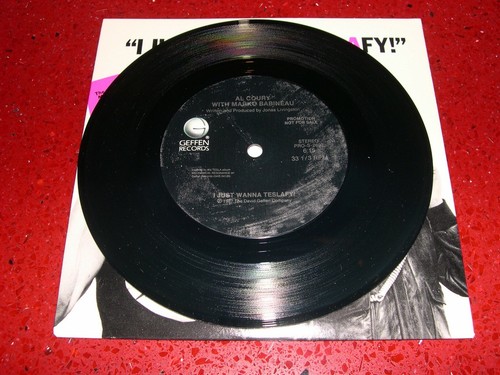 AL COURY & MARKO BABINEAU I JUST WANNY TESLAFY 45 VINYL RECORD - Foto 3 di 4