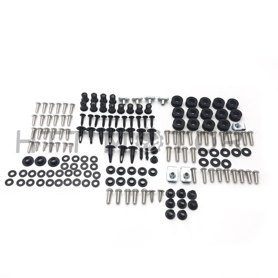 Kit completo de parafusos de carenagem para motocicleta conjunto de parafusos corporais para Honda CBR600RR 2005-2006 - Imagem 2 de 4