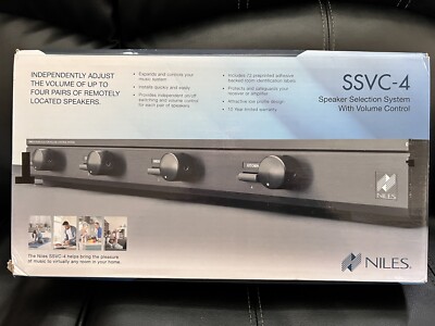 Niles SSVC-4 Four Pair Speaker Selector w/Volume