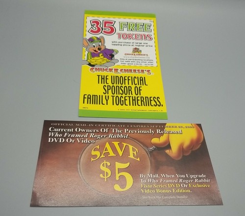 Who Framed Roger Rabbit (DVD, 2003, 2-Disc Set, Vista Series) ● *Buy 2 Get 1* - Picture 4 of 6