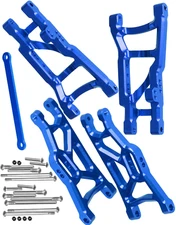 Suspension A-Arms & Tie Bar Upgrade Parts for 1/10 Slash 2WD VXL,4PCS Aluminum A