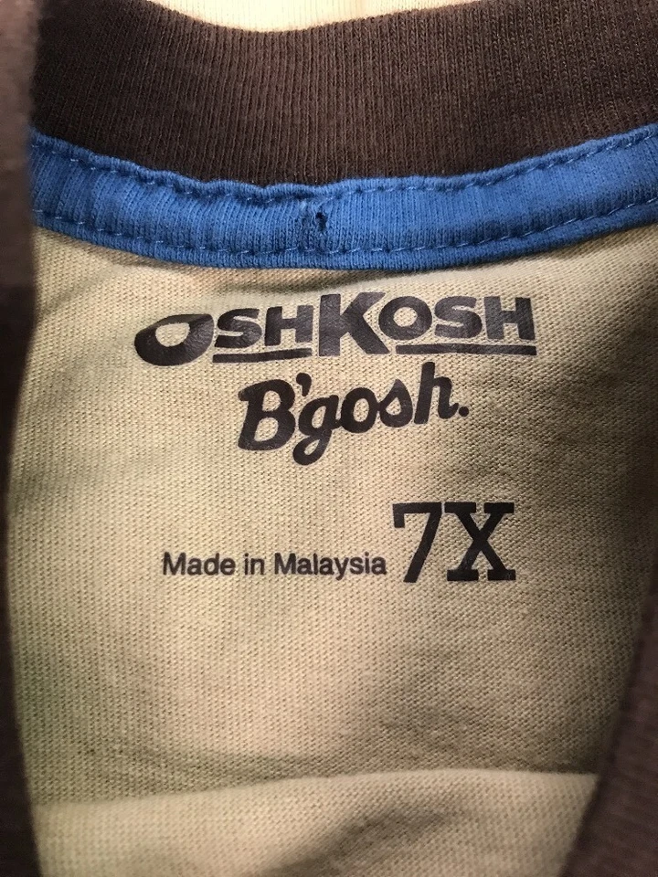 Camisa de manga corta Oshkosh B’gosh para niños talla 7 Monster Truck Foto 2 de 4