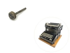 Original Percent % Key for  Smith Premier No. 2 Typewriter Antique Vtg Keytop thumbnail