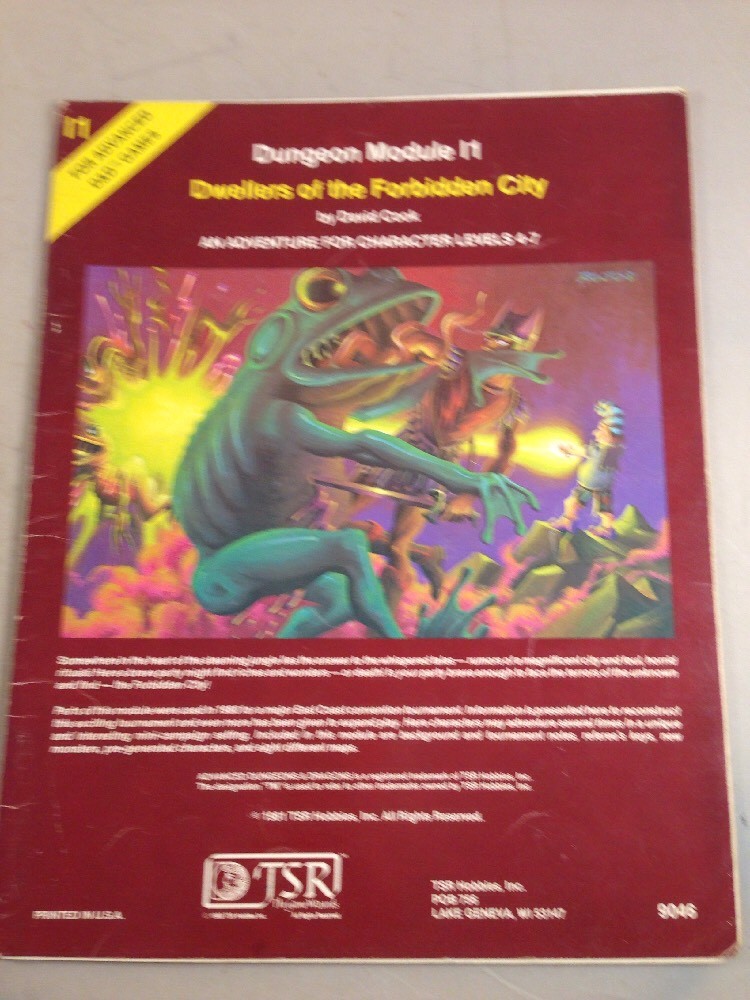 Dungeons and dragons 9046 Dwellers Of The Forbidden City AD&D 9046 Dungeons and dragons 9046 Dwellers Of The Forbidden City AD&D 9046