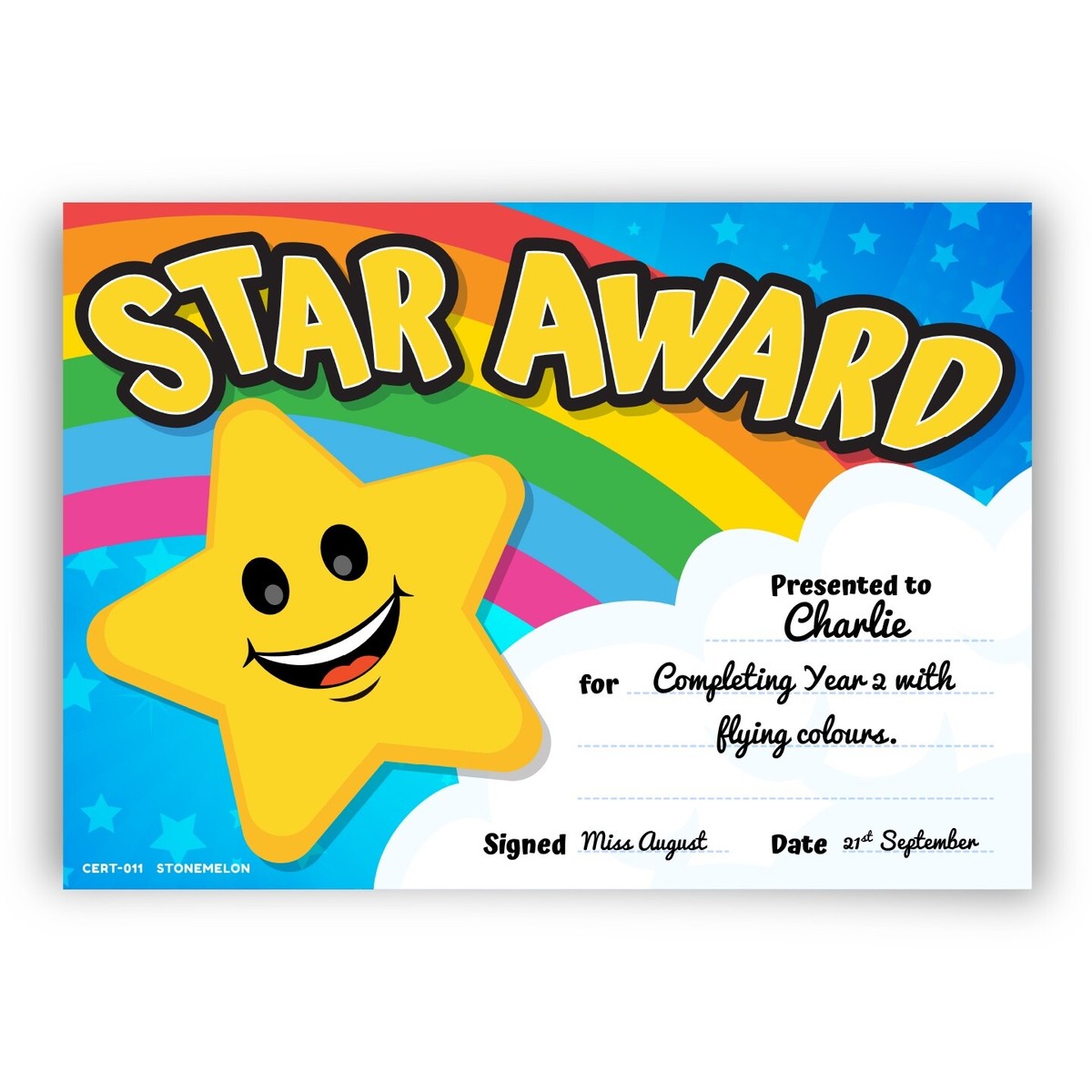 Award Certificates SICOHOME Super Star Student Certificates - 30 Pack ...