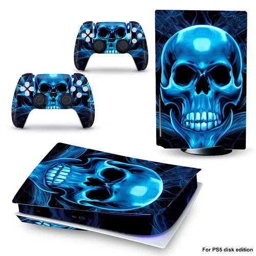 Skulls Horror PS5 Disk Skin Sticker Aufkleber Decal Wrap Controller Console - Bild 9 von 9