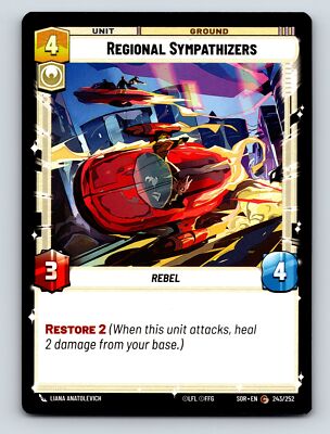 Command Regional Sympathizers Rebel Unit Ground Restore 4C 3H 4P