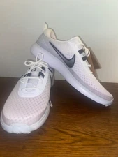 Nike Infinity Ace Next Nature Golf Shoes Mens 11.5 White/Platinum DX0024-100 New