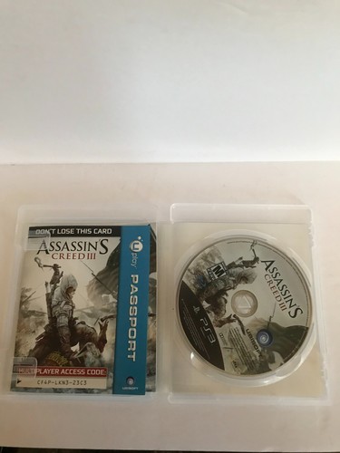 Assassin's Creed III 3 Sony PlayStation 3 PS3 GAME COMPLETE w/MANUAL - Picture 4 of 5