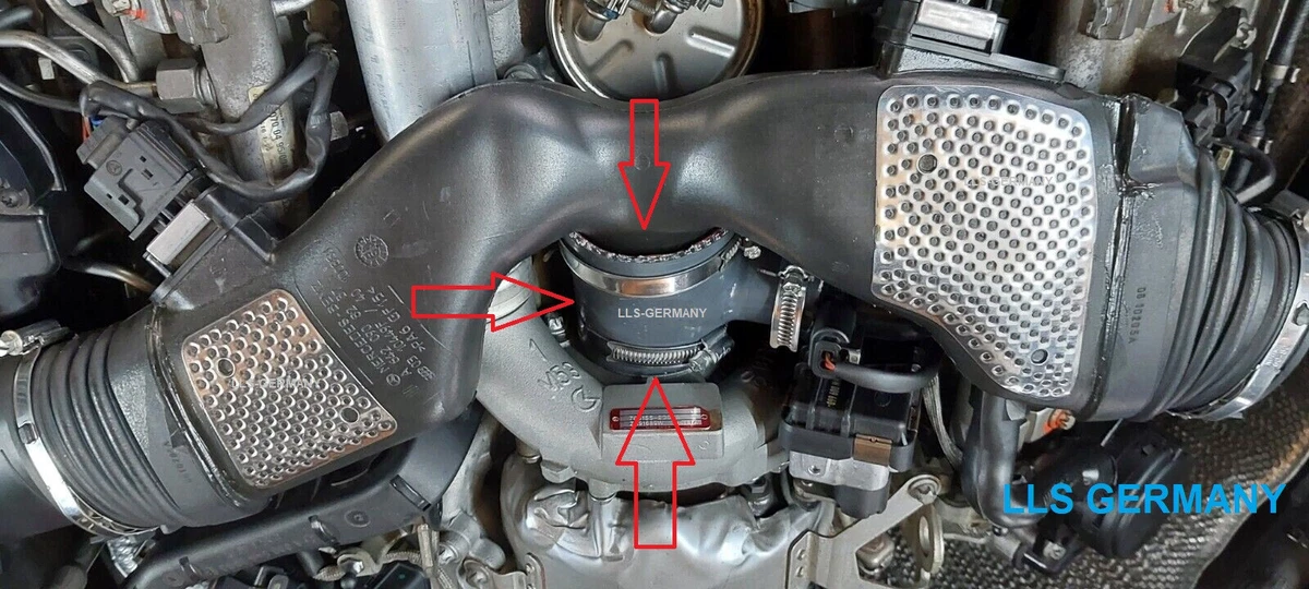 für Mercedes-Benz OM642 V6 Ansaugrohr Luftmassenmesser 
