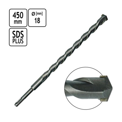 Hammerbohrer Ø 18 mm x 450 mm SDS Plus