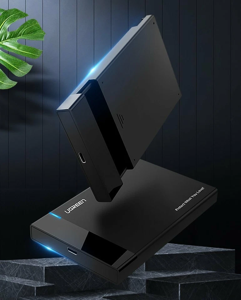 Ugreen Festplattengehäuse 2,5" USB 3.0 Gehäuse für 2,5" SATA HDD SSD - Bild 4 von 4