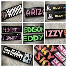 Julius K9 Type Harness Collar Patch Personalised/Customised High Quality SML/MED