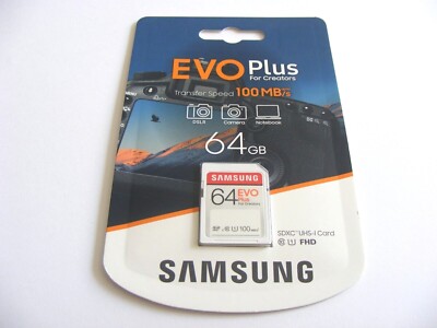 . . 64GB SDXC UHS-I EVO Plus Class 10 ( 64 GB SDXC UHS-I ) ,,SAMSUNG,, Neu