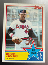 1983 Topps #390 Reggie Jackson All-Star California Angels