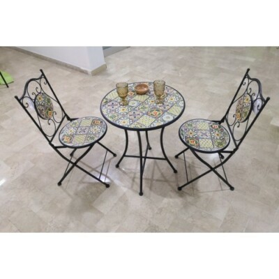 SET BIZZOTTO TAVOLO TAVOLI E SEDIE DA GIARDINO, ARREDAMENTO PER