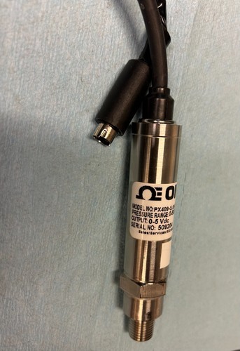 4x Omega PX409-5.0KG5V Pressure Transducers 5000 PSI 0-5V w/ Cables & Caps - Picture 3 of 18