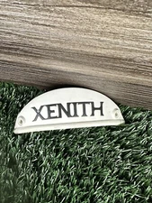 Used Xenith Football Helmets Rear Rubber Guard for the back of the helmet-White