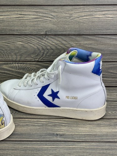Size 11.5 - Converse Pro Leather High Peace, Love, and Basketball - Picture 4 of 8