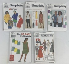 Simplicity Patterns 7798, 8125, 8189, 8203, 9900 Unused Uncut Easy 2 SewYou Pick