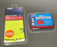 New Blast Swimming Cap  Speedo Adult Solid Silicone Latex Free Swim Race Cap