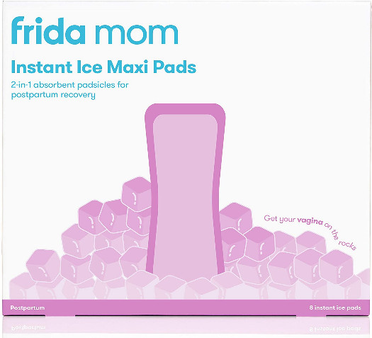  Frida Mom 2-in-1 Postpartum Absorbent Postpartum Perineal Ice Maxi Pads 