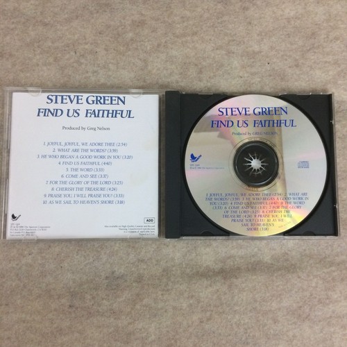 Steve Green - Find Us Faithful CD *RARE* 1988 Sparrow (White Heart Whiteheart) - Picture 7 of 10