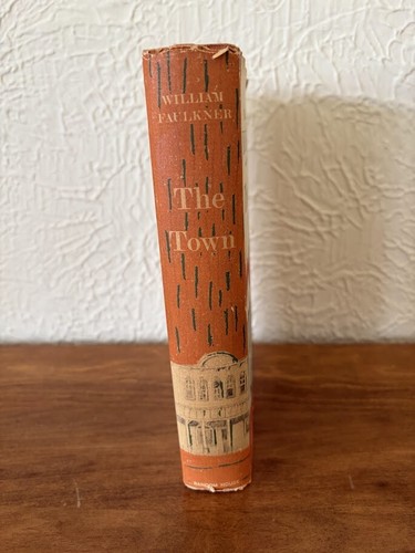 The Town by William Faulkner 1957 STATED First Printing RARE Misprint Page 327 - Picture 8 of 9