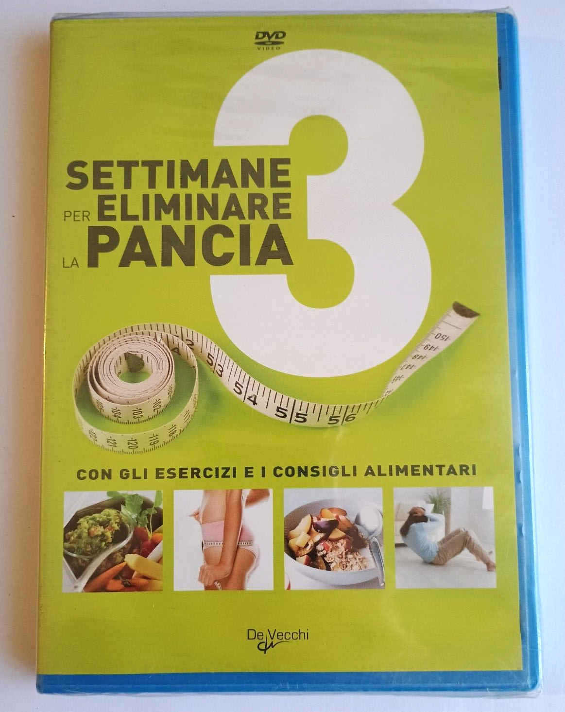 3 SETTIMANE PER ELIMINARE LA PANCIA DVD NUOVO SIGILLATO