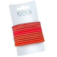 12 X Elastische Haargummis Haarbinder Zopfgummi Lurexgarn Ø AußEn 5 Cm Solida