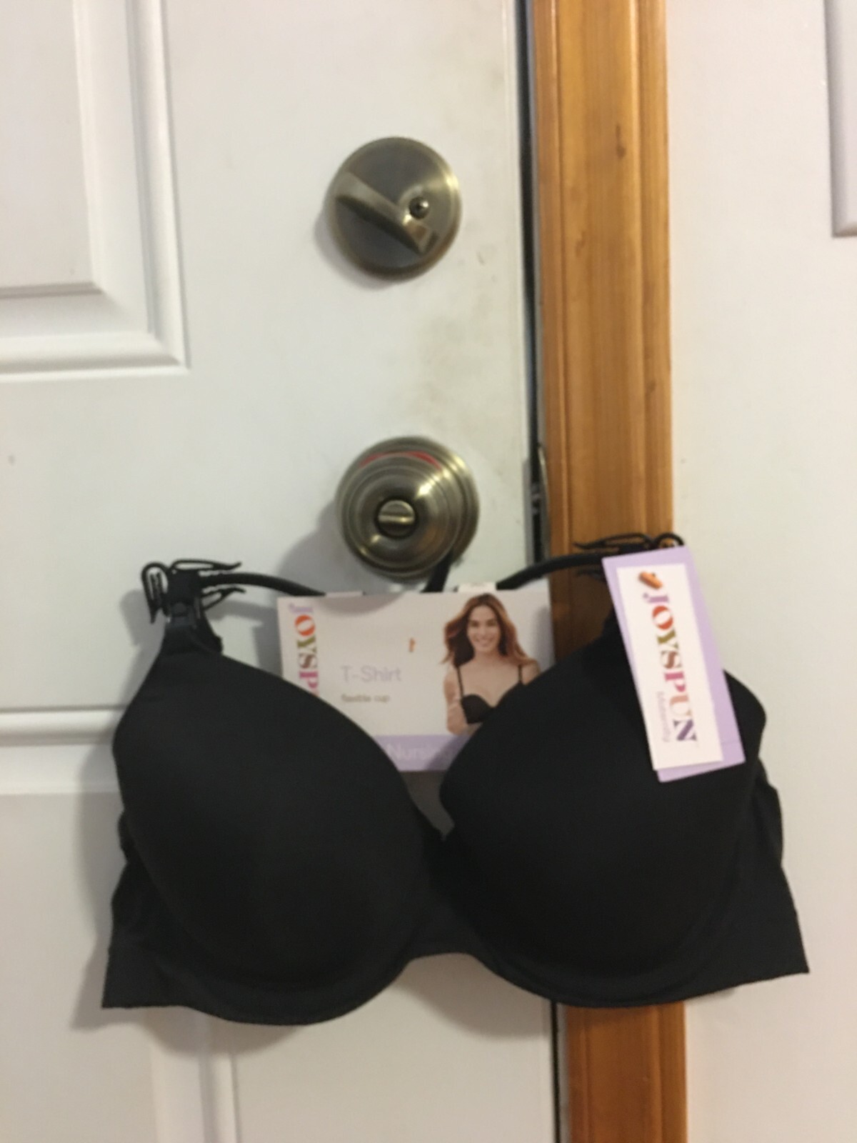 BRAND NEW WOMEN'S SIZE 36C JOYSPUN MATERNITY NURSING TSHIRT BRA WITH