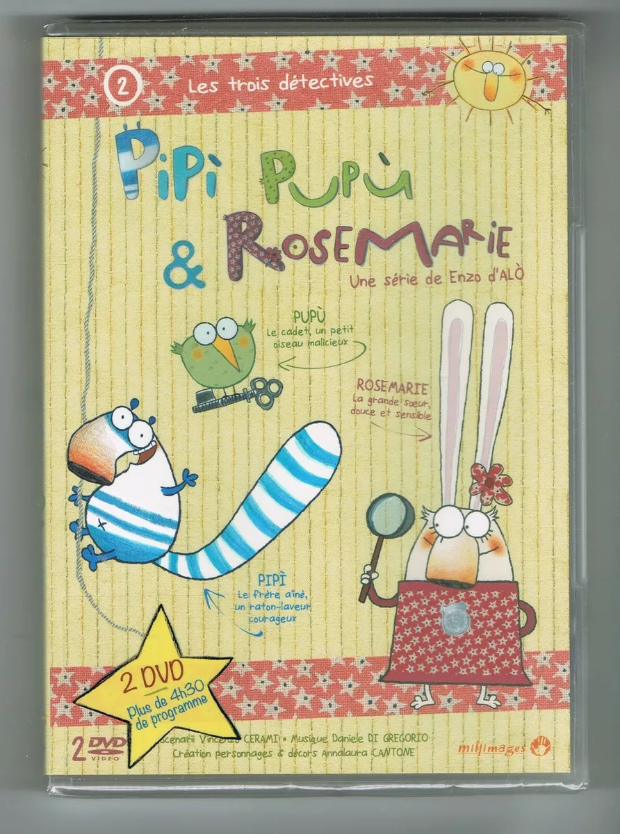 PEE, PUPU & ROSEMARIE - 2 - THE THREE DETECTIVES - 2009 - 2 DVD SET - NEW