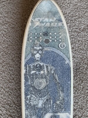 Vintage Star Wars Skateboard with C3PO and R2D2 | 1999 Penny