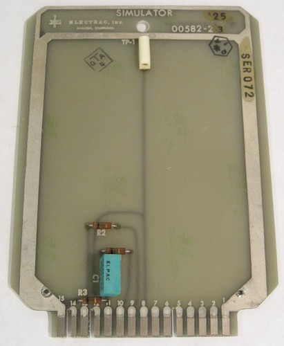 Electrag Inc Vintage 00582-23 Simulator Circuit Card Board