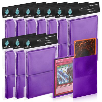 Fulmoon 1000 Counts Card Sleeves for Trading Cards Soft Baseball Penny Card Prot