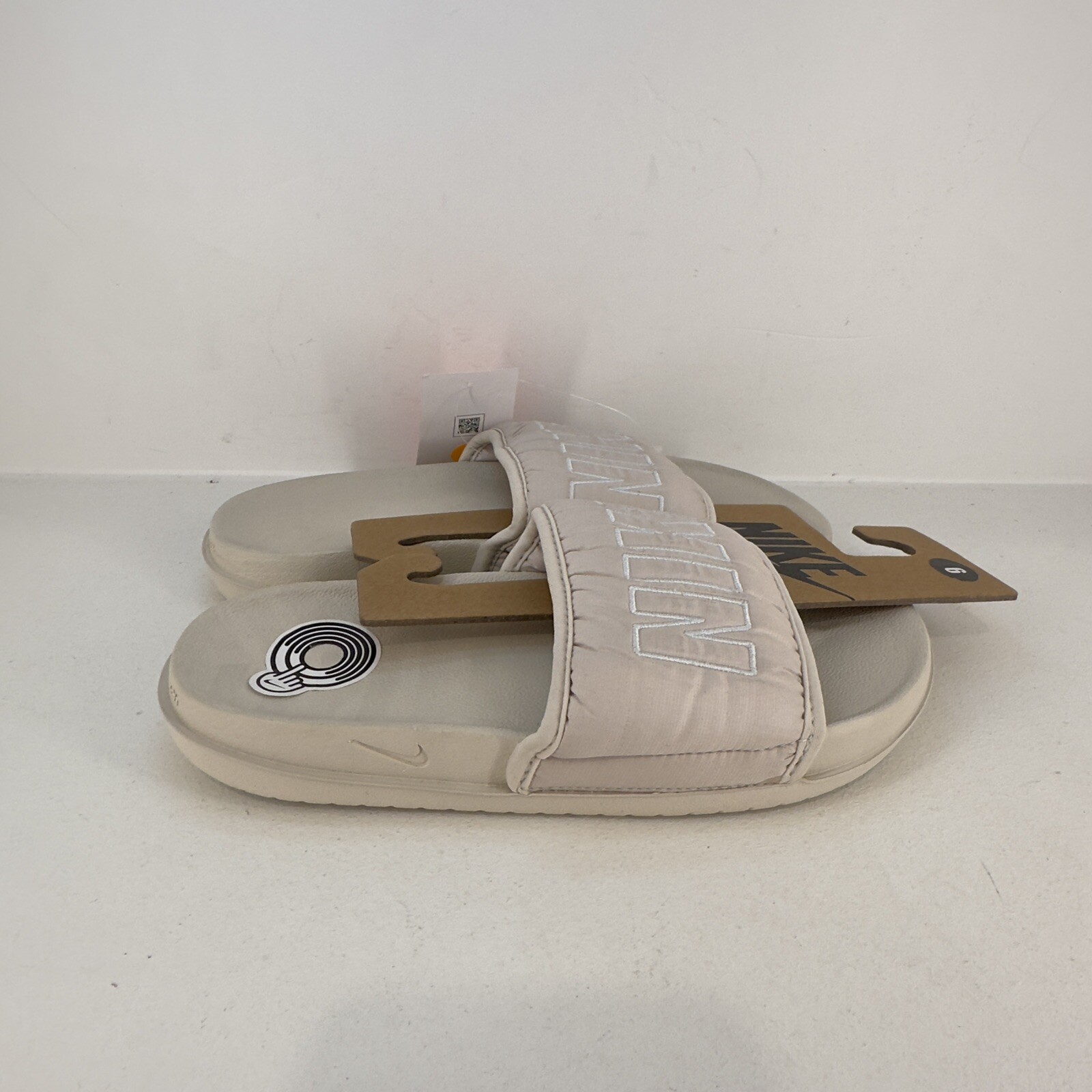 Sandalias de baloncesto cómodas para mujer nike offcourt slide se na, talla 6