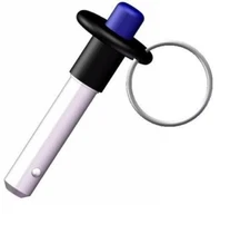 1/2"x2-1/2" 36900 lb 17-4 Stainless Steel Button Handle Lifting Pin