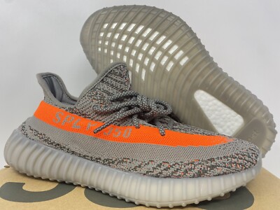 Adidas Yeezy Boost 350 V2 Men's 9 Mesh Gray Athletic Sneakers GW1229 BRAND NEW