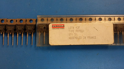 (5 PCS) FRP810 ULTRA FAST RECOVERY RECTIFIER 100V 8A 2-PIN TO-220A VINTAGE 1985