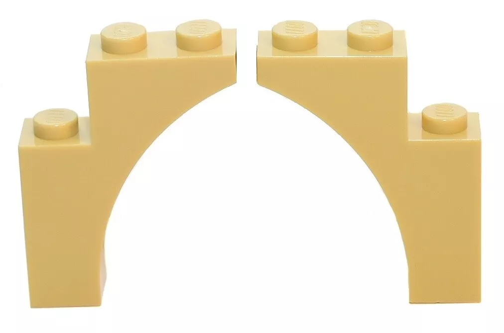 LEGO ARCH 1x3x3 NEW x10 pieces TAN SAND CREAM bridge window