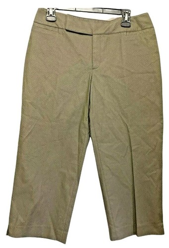 Pantalon Capri Femme Sonoma Vert – Taille 8, Occasion Très Bon état, Style Cropped