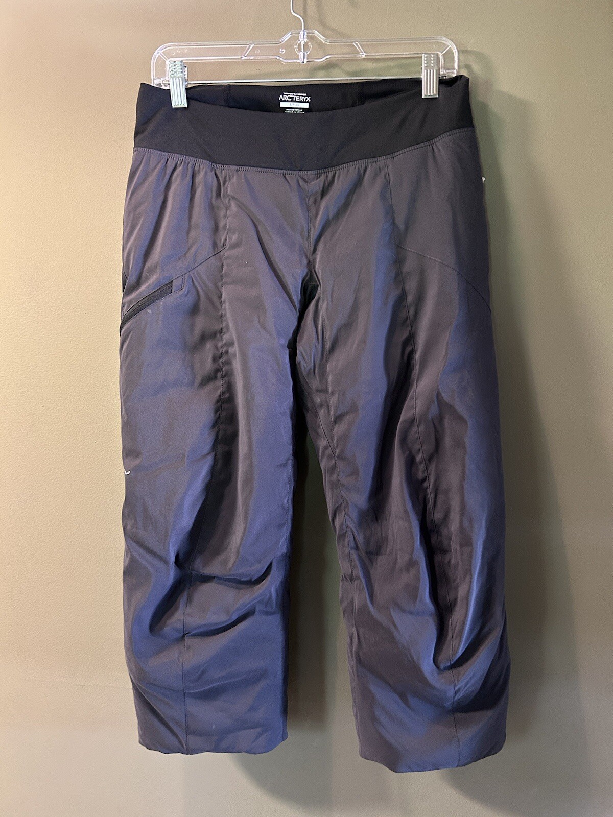 ARC'TERYX Arcteryx Axina pantaloni mutandine isolati donna piccoli neri pull on sci neve escursione