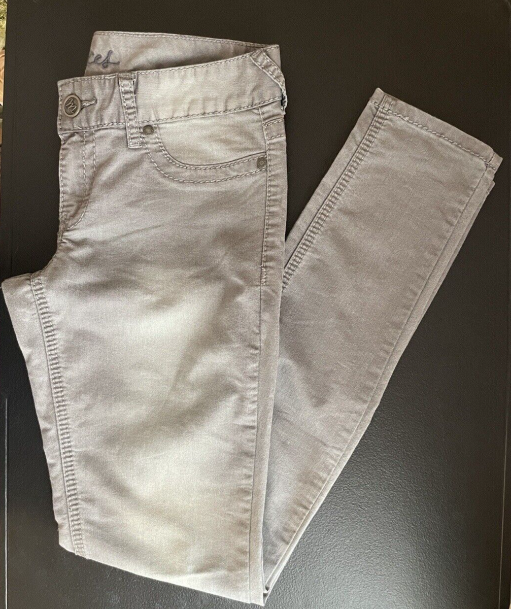 Maurices Skinny Jeans Womens Size Small Gray Stretch Jegging