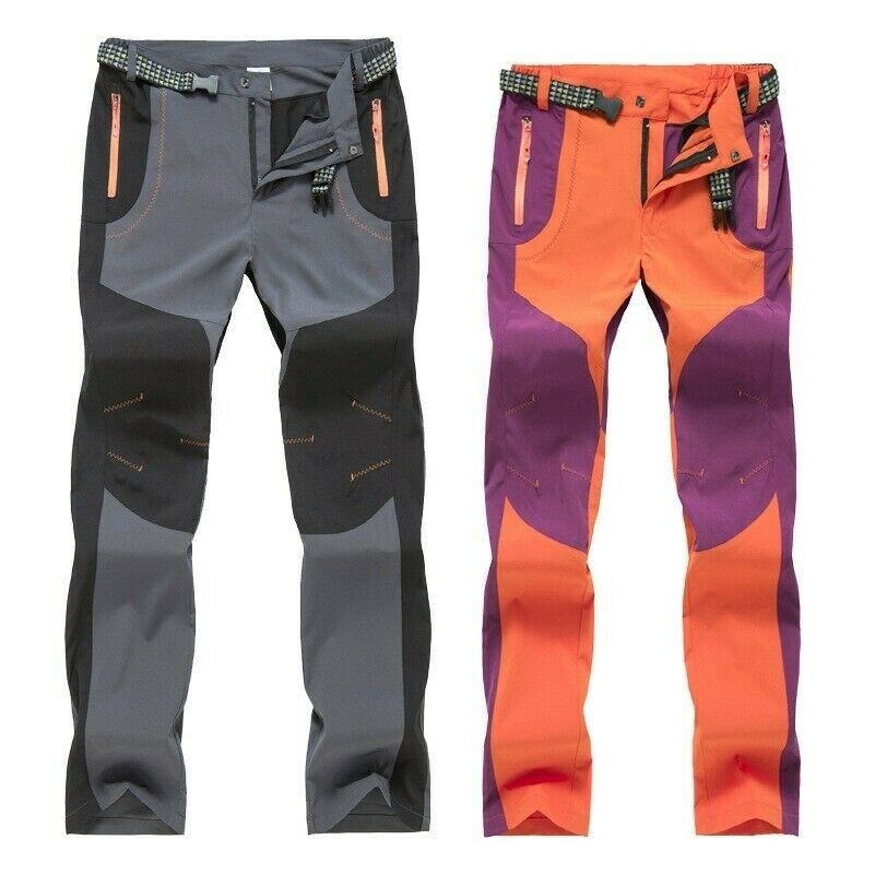 Womens Fleece Lined Waterproof Outdoor Soft Shell Hiking Pants