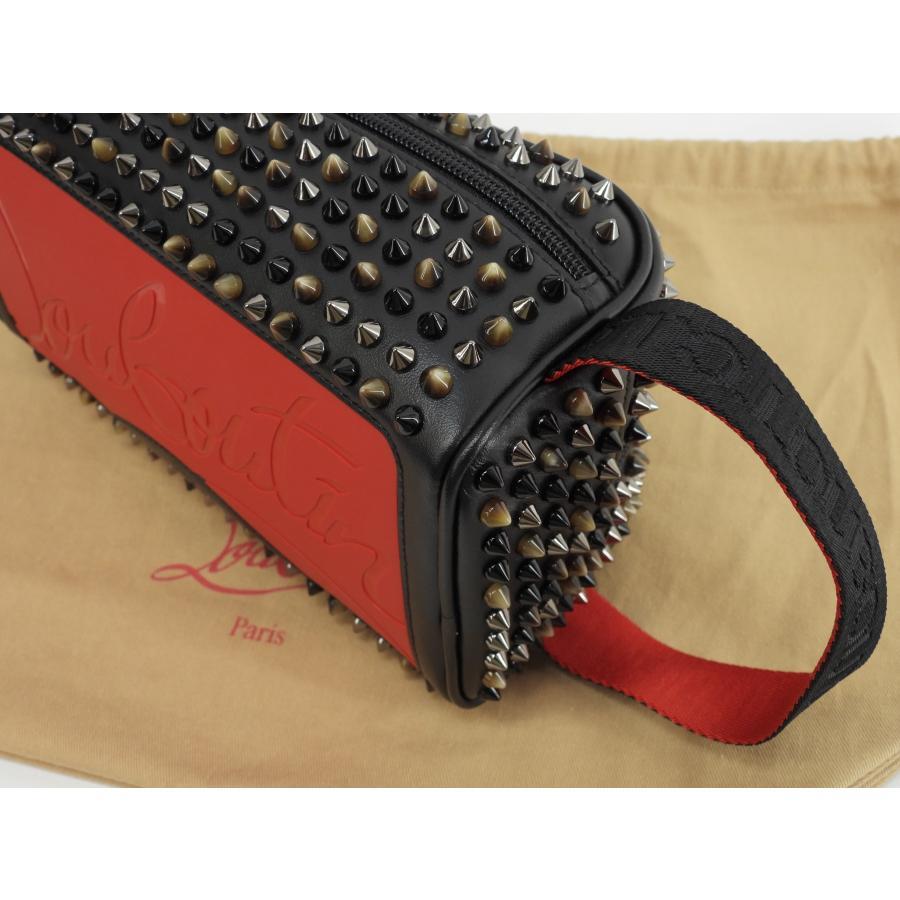 Christian Louboutin Clutch Bag Blaster Leather Black Studded bag 