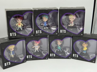 BTS TinyTAN Mini Figure Full Set of 7 - Official Bangtan Boys Collectible