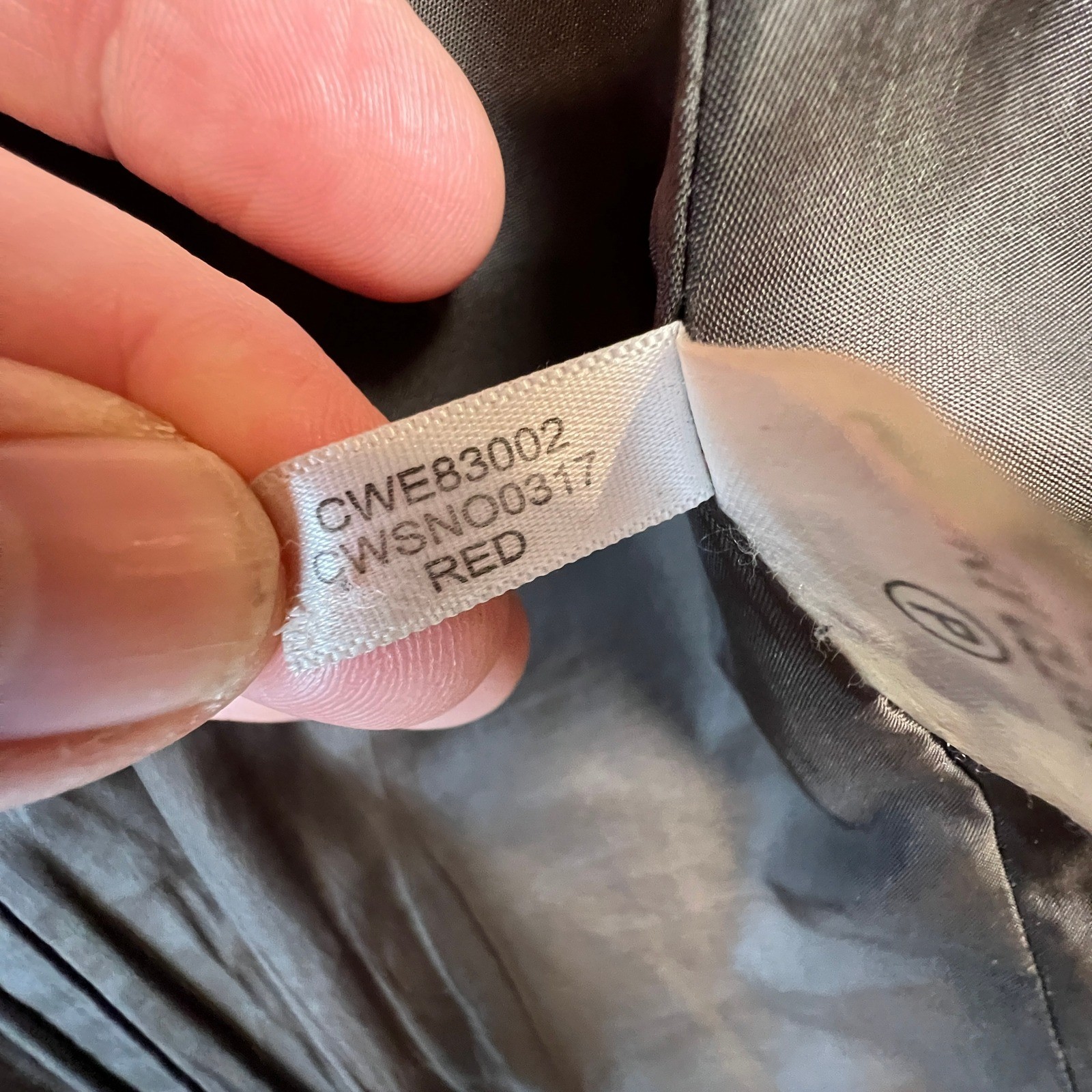 Calvin Klein Pea Coat Women's Size 4 Red Wool Cashmere Blend Double Breasted thumbnail 14